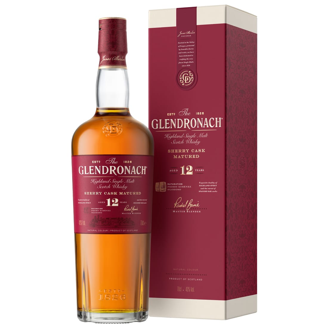 現貨｜GlenDronach - 格蘭多納Aged 12 Years Sherry Cask Matured