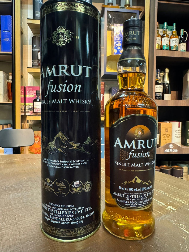 現貨｜Amrut - Fusion Indian Single Malt Whisky (700ml)【下單後1-2個工作日內寄出】