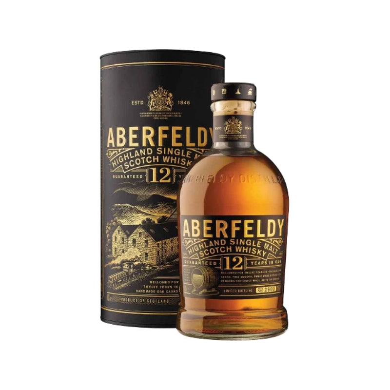 現貨｜ABERFELDY - 12 Years Old Single Malt Scotch Whisky (750ml)【下單後1-2個工作日內寄出】