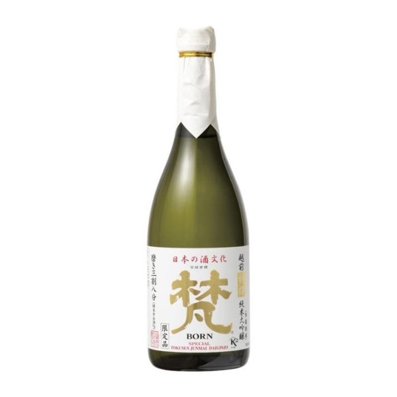 現貨｜梵 - 特撰 純米大吟醸 (720ml, 盒裝) Born Tokusen Junmai Daiginjo Sake【生產日期:2025/01】