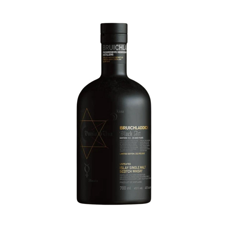 現貨｜Bruichladdich - 29 Aged Years Black Art Edition 10.1 "2022 Release" Single Malt Scotch Whisky (700ml)【下單後約2-4個工作日內寄出】