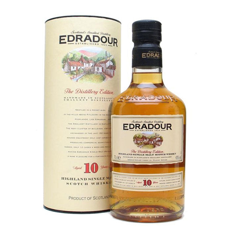 現貨｜Edradour - Aged 10 Years Highland Single Malt Scotch Whisky (700ml)【約2-3個工作日內寄出】