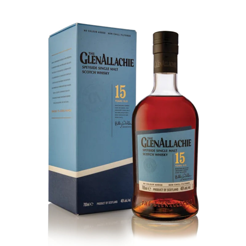 現貨｜THE GLENALLACHIE - Aged 15 Years Speyside Single Malt Scotch Whisky (700ml)【下單後1-2個工作日內寄出】