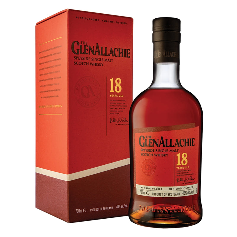 現貨｜THE GLENALLACHIE - Aged 18 Years Speyside Single Malt Scotch Whisky (700ml)【下單後1-2個工作日內寄出】