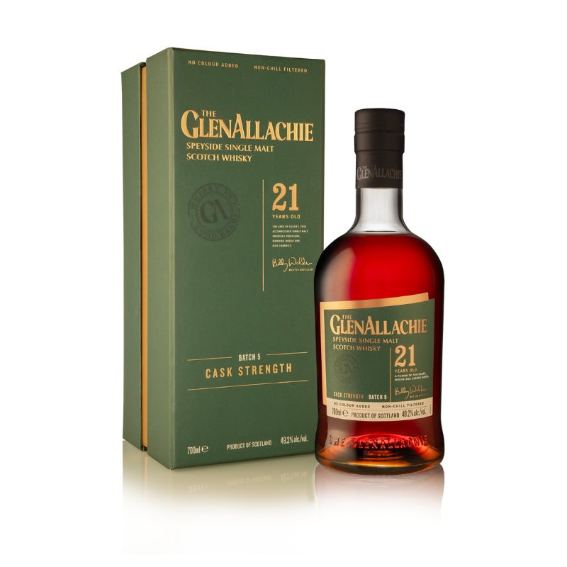 現貨｜THE GLENALLACHIE - Aged 21 Years "Batch 5" Speyside Single Malt Scotch Whisky (700ml)【下單後1-2個工作日內寄出】