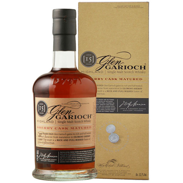 現貨｜Glen Garioch - 15 Year Old Sherry Cask Single Malt Scotch Whisky (700ml)【約2-3個工作日寄出】