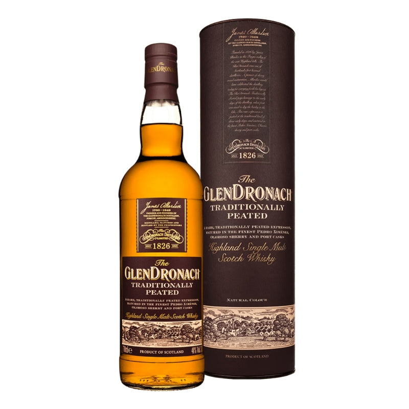 現貨｜GlenDronach - 格蘭多納 Traditionally Peated Highland Single Malt Scotch Whisky (700ml)【下單後1-2工作日內寄出】