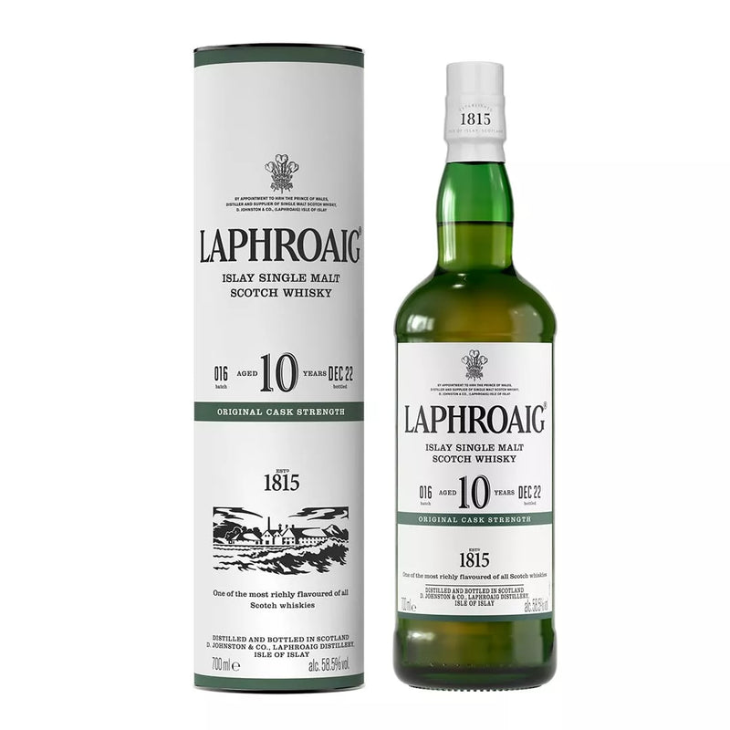 LAPHROAIG - 10 YEAR OLD CASK STRENGTH "BATCH 16" Single Malt Scotch Whisky (700ml) [Shipped within about 2-3 working days]