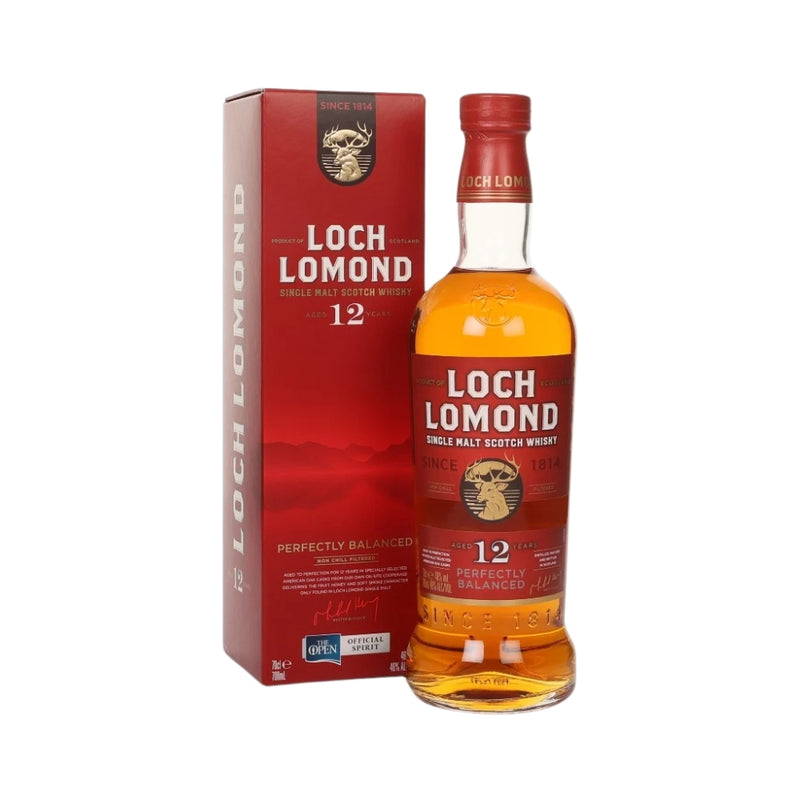 現貨｜Loch Lomond - 12 Years Single Malt Scotch Whisky (700ml)【下單後約2-4個工作日內寄出】