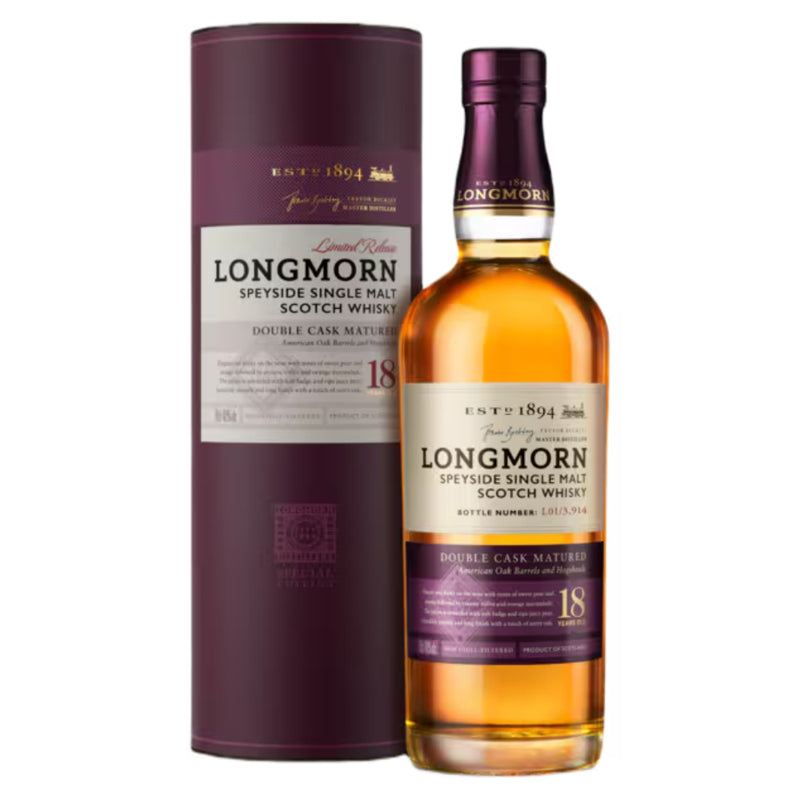 現貨｜Longmorn - 18 Years Single Malt Scotch Whisky (700ml)【下單後約2-4個工作日內寄出】