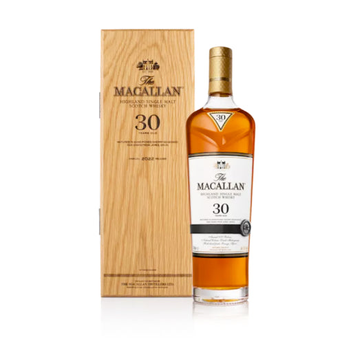 Store Pick up with CASH Discount|The MACALLAN - The Macallan 30 Years Old "2022 Release" SHERRY OAK CASK Highland Single Malt Scotch Whisky Release (700ml)