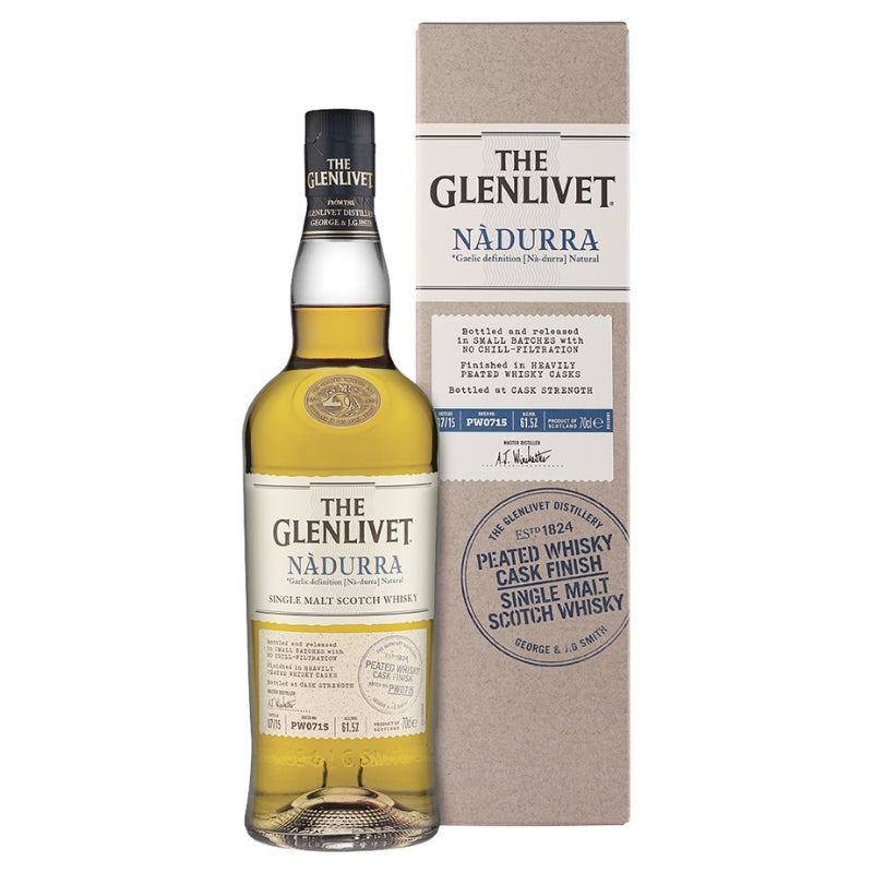 現貨｜Glenlivet - Nadurra Peated Cask Finish Single Malt Scotch Whisky (1L) 【下單後約2-4個工作日內寄出】