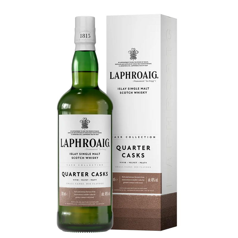 現貨｜LAPHROAIG - QUARTER CASK Islay Single Malt Scotch Whisky (700ml)【下單後約2-4個工作日內寄出】