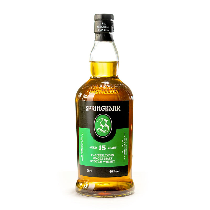 Stock|Springbank - Aged 15 Years Campbeltown Single Malt Scotch Whisky (700ml, NO BOX) [Shipped within about 2-3 working days]