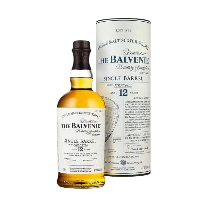 現貨｜The Balvenie - 百富 SINGLE BARREL Aged 12 Years Single Malt Scotch Whisky (700ml)【下單後1-2個工作日內寄出】