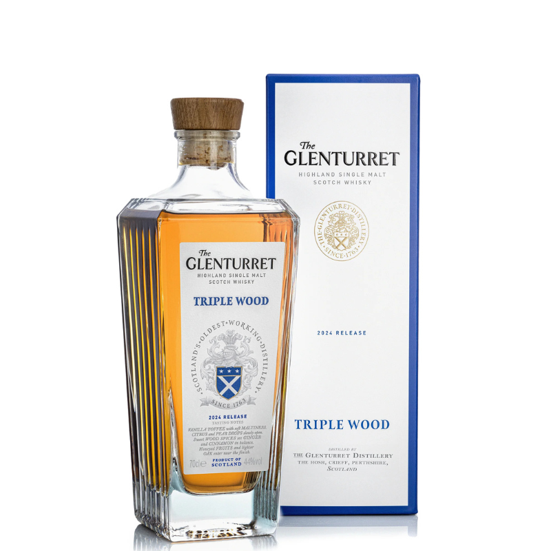 現貨｜Glenturret - TRIPLE WOOD "2024 Release" Single Malt Scotch Whisky (700ml)【下單後約2-4個工作日內寄出】