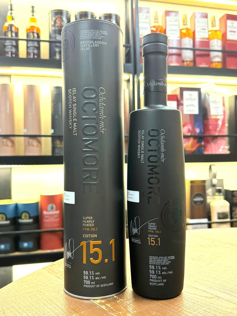 現貨｜Bruichladdich - Octomore 15.1 "PPM. 108.2" Single Malt Scotch Whisky (700ml)【下單後1-2個工作日內寄出】