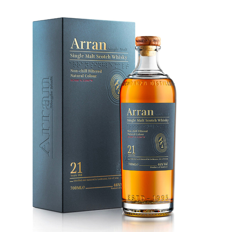 現貨｜Arran - 21 Years Old Single Malt Scotch Whisky (700ml)【下單後1-2個工作日內寄出】