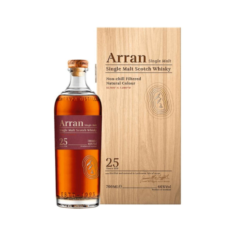 現貨｜Arran - 25 Years Old Single Malt Scotch Whisky (700ml)【下單後1-2個工作日內寄出】