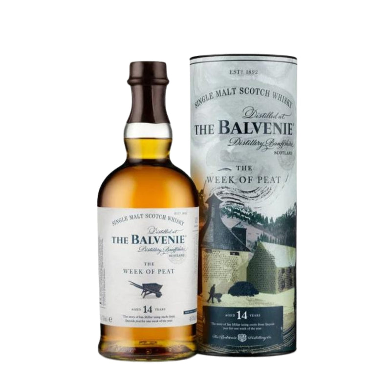 現貨｜The Balvenie - 百富 14 Years "The Week of Peat" Single Malt Scotch Whisky (700ml)【下單後1-2個工作日內寄出】
