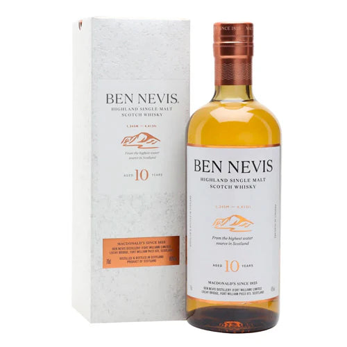 現貨｜Ben Nevis - Aged 10 Years Single Malt Scotch Whisky (700ml)【下單後約2-4個工作日內寄出】