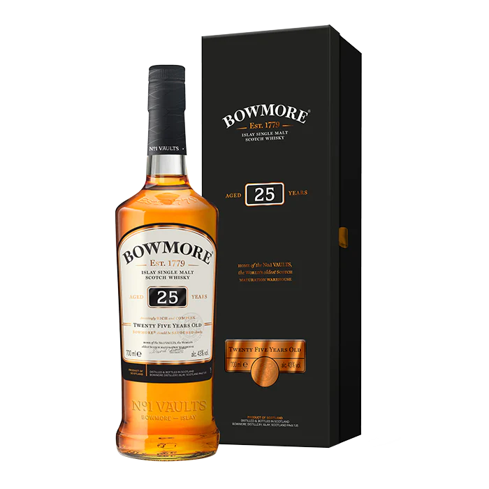 現貨｜BOWMORE - Aged 25 Years Islay Single Malt Whisky (700ml)【下單後約2-4個工作日內寄出】