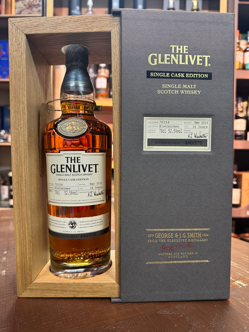 現貨｜Glenlivet - 16 Years Blethermen 2016 Single Cask Edition Cask No.70154 (700ml)【下單後約2-4個工作日內寄出】