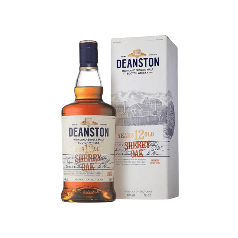 現貨｜Deanston - 12 Years Sherry Oak Single Malt Scotch Whisky (700ml)【下單後1-2個工作日內寄出】