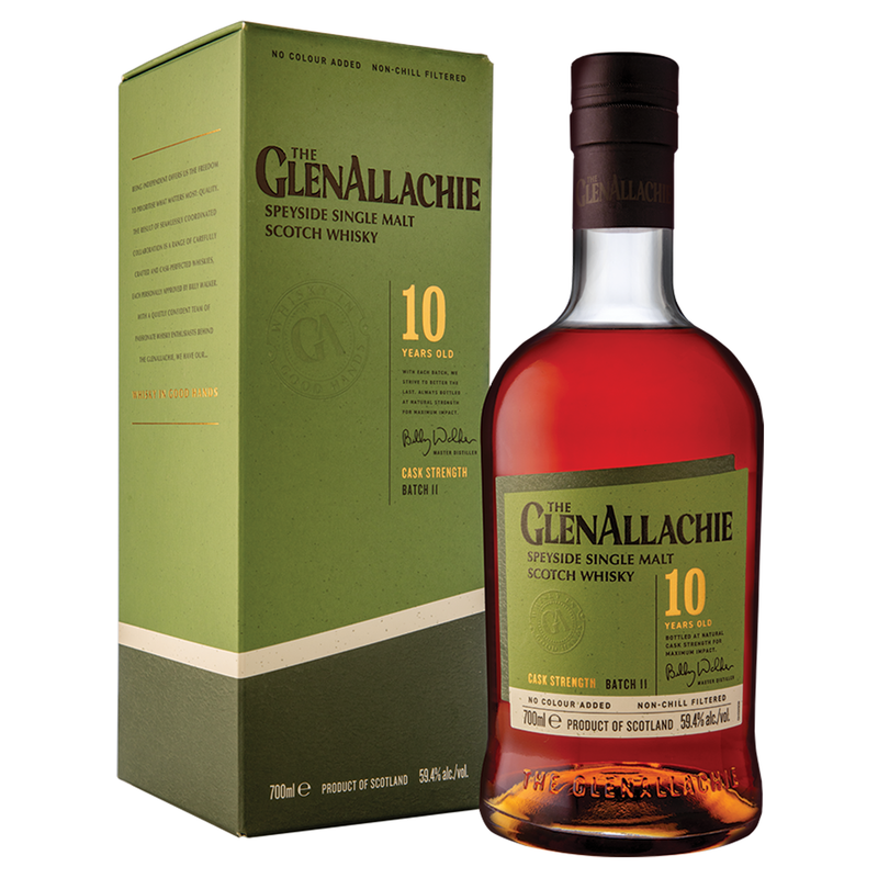 現貨｜THE GLENALLACHIE - Aged 10 Years Cask Strength "Batch 11" Single Malt Scotch Whisky (700ml)【下單後1-2個工作日內寄出】
