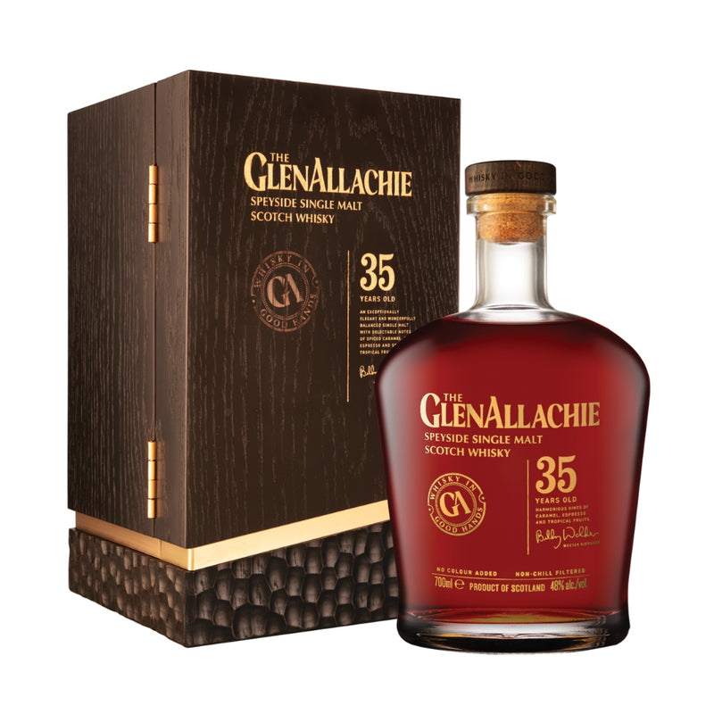 THE GLENALLACHIE - Aged 35 Years Speyside Single Malt Scotch Whisky (700ml)【只限門市購買 購買前請先查詢】