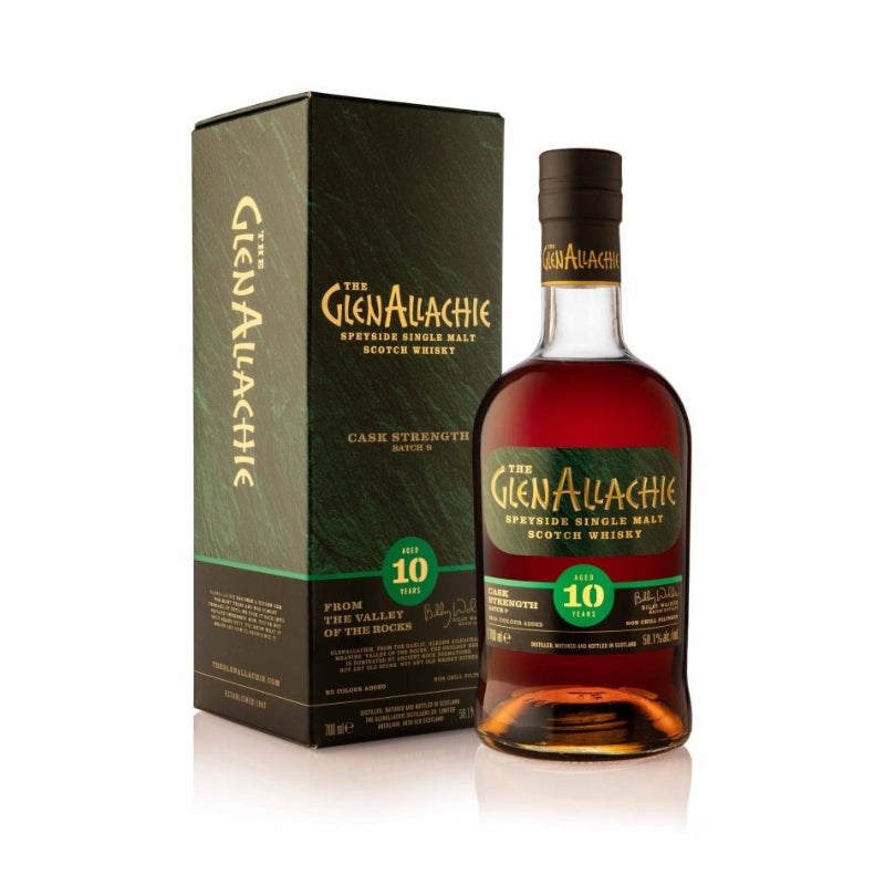 現貨｜THE GLENALLACHIE - Aged 10 Years Cask Strength Batch 9 Single Malt Scotch Whisky (700ml)【下單後1-2個工作日內寄出】