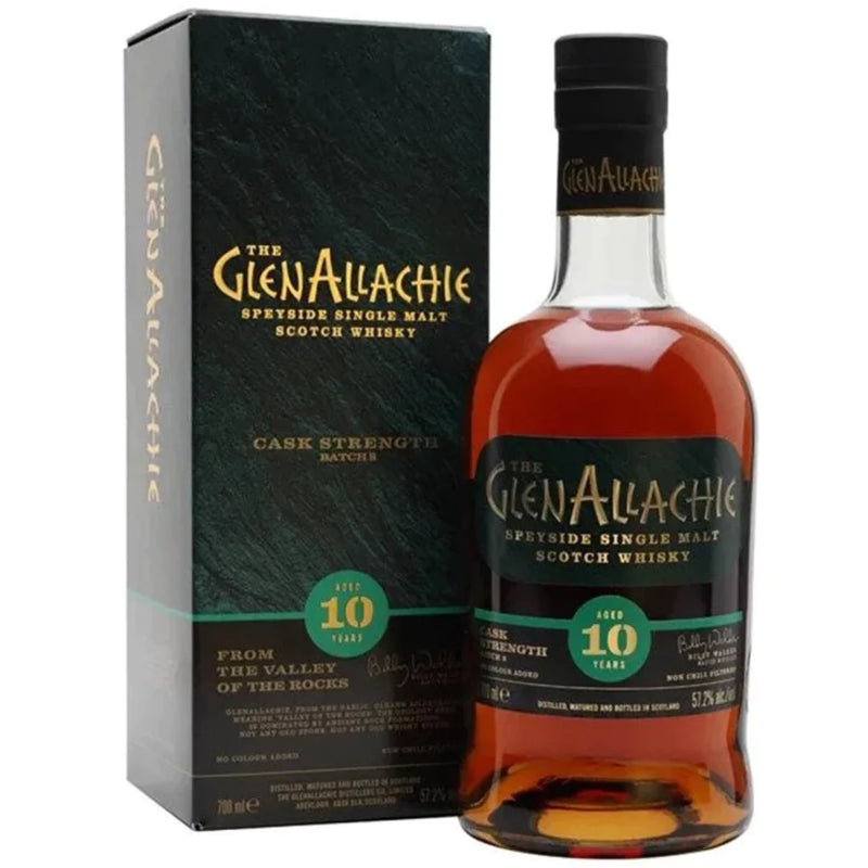 現貨｜THE GLENALLACHIE - Aged 10 Years Cask Strength "Batch 8" Single Malt Scotch Whisky (700ml)【下單後1-2個工作日內寄出】