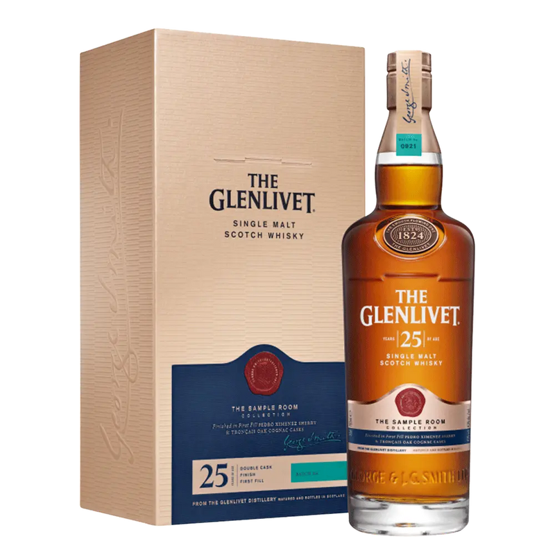 The GLENLIVET - 格蘭利威 25 Year of Age "The Sample Room Collection" Single Malt Scotch Whisky (700ml)