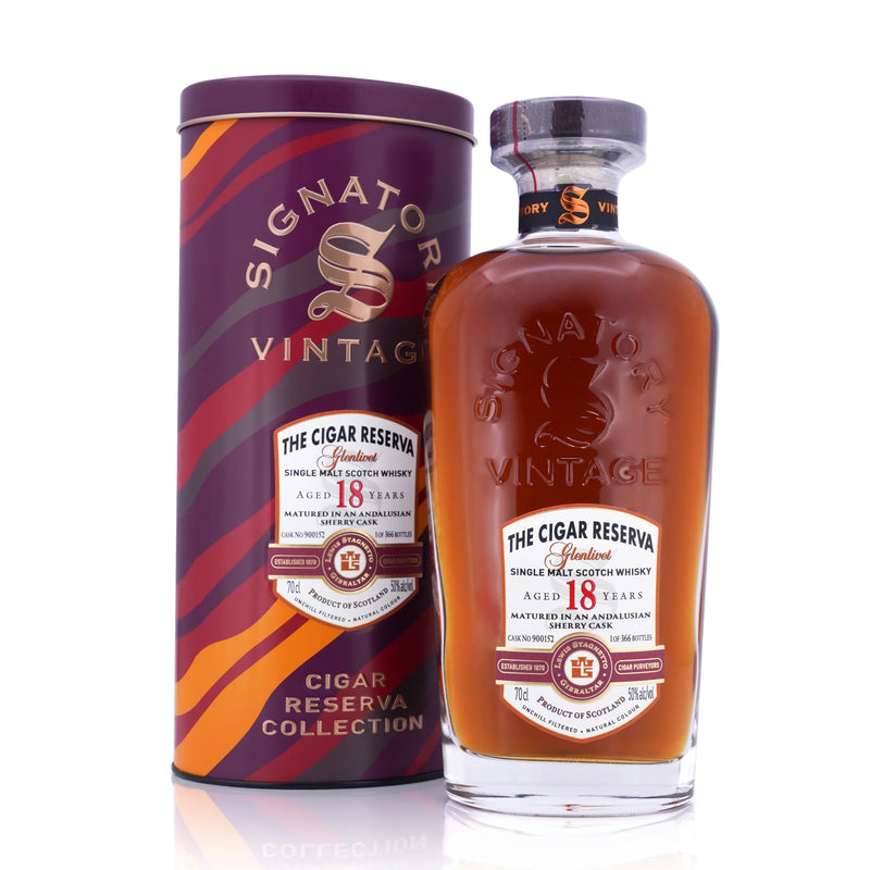 現貨｜Signatory Vintage - SV 2007/2025 Glenlivet 18 Years Cask Strength 