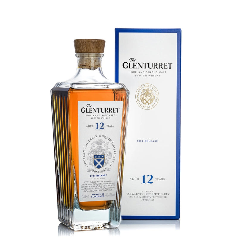 現貨｜Glenturret - Aged 12 Years "2024 Release" Single Malt Scotch Whisky (700ml)【下單後約2-4個工作日內寄出】