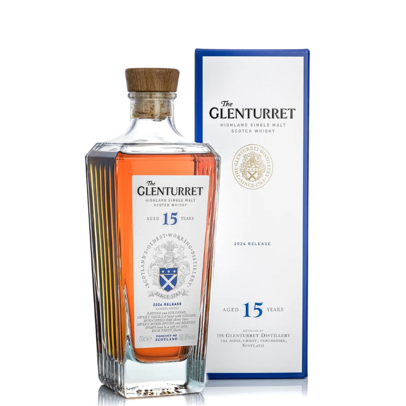 現貨｜Glenturret - Aged 15 Years "2024 Release" Single Malt Scotch Whisky (700ml)【下單後約2-4個工作日內寄出】