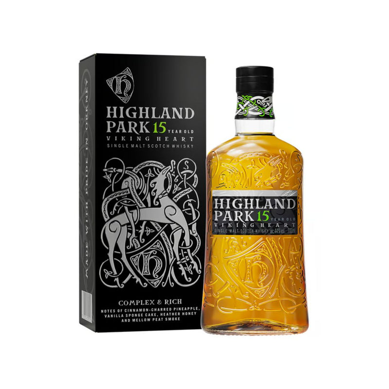 現貨｜Highland Park - 15 YEAR OLD VIKING HEART Single Malt Scotch Whisky (700ml)【下單後1-2個工作日內寄出】
