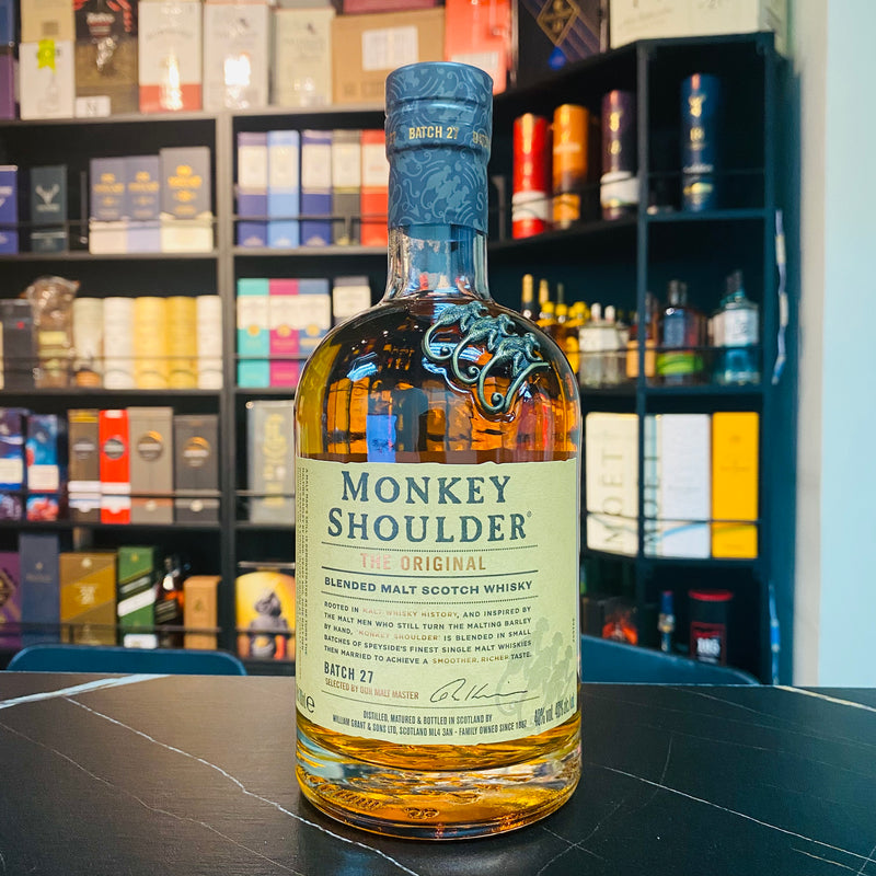 門市現金購買優惠｜MONKEY SHOULDER - THE ORIGINAL Batch 27 Blended Malt Scotch Whisky (700ml, No Box)【訂購前請先查詢】