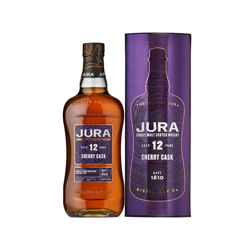 現貨｜Jura - Aged 12 Years Sherry Cask Single Malt Scotch Whisky (700ml)【下單後1-2個工作日內寄出】