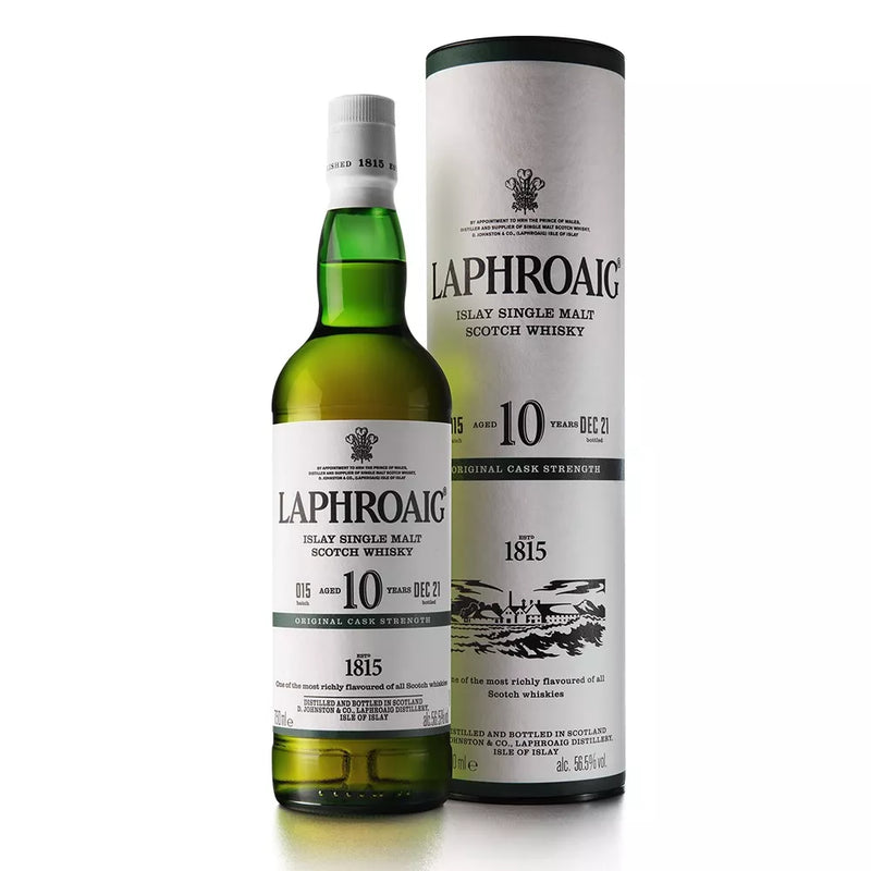 現貨｜LAPHROAIG - 10 YEAR OLD CASK STRENGTH "BATCH 15" Single Malt Scotch Whisky (700ml)【下單後2-4個工作日內寄出】