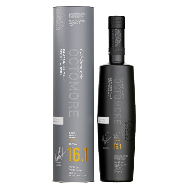現貨｜Bruichladdich - Octomore 16.1 Super Heavily Peated "PPM 101.4" Single Malt Scotch Whisky (700ml)【下單後1-2個工作日內寄出】