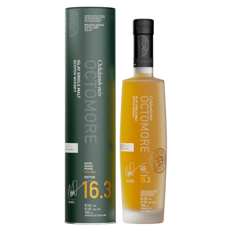 現貨｜Bruichladdich - Octomore 16.3 Super Heavily Peated "PPM 189.5" Single Malt Scotch Whisky (700ml)【下單後1-2個工作日內寄出】