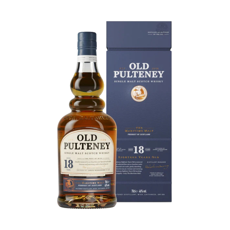 現貨｜Old Pulteney  - 富特尼 Aged 18 Years Single Malt Scotch Whisky (700ml)【約1-2個工作日寄出】