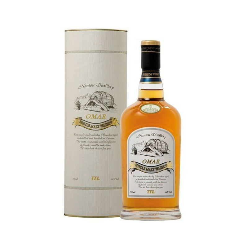 現貨｜OMAR南投酒廠 - 波本桶 Bourbon Single Malt Whisky (700ml)【下單後約2-4個工作日內寄出】