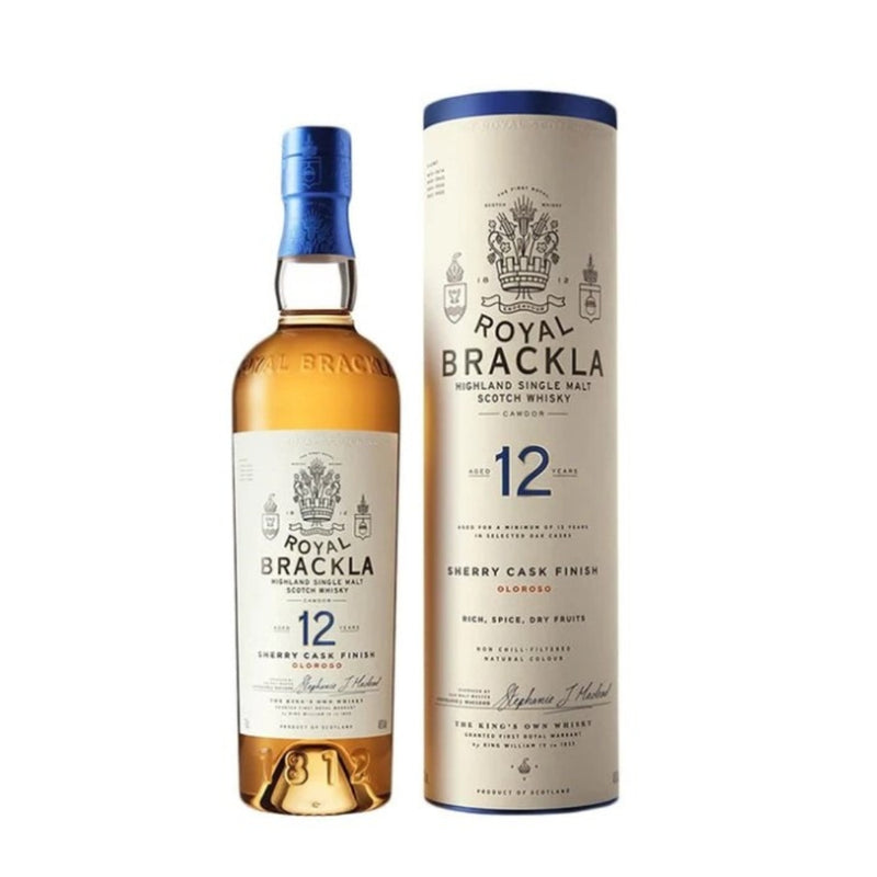 現貨｜Royal Brackla - Aged 12 Years Highland Single Malt Scotch Whisky ( 700ml)【下單後1-2個工作日內寄出】