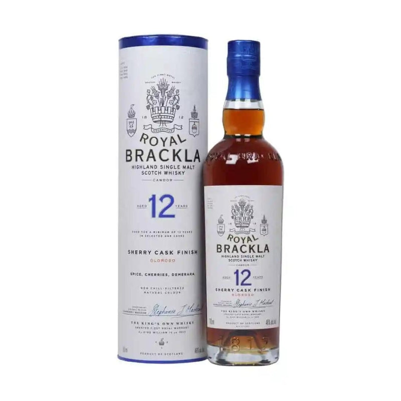 現貨｜Royal Brackla - Aged 12 Years Highland Single Malt Scotch Whisky ( 700ml)【約2-3個工作日內寄出】