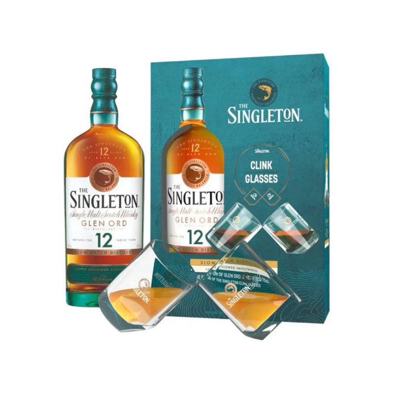 Store Purchase Offer | The Singleton-Sugden Aged 12 Years of GLEN ORD (700ml) with 2 Clink Glasses Set