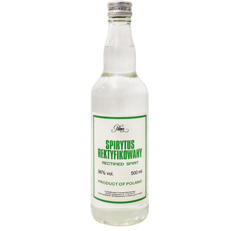 現貨｜Polmos  - Spirytus Rektyfikowany RECTIFIED SPIRIT vodka 波蘭生命之水精餾伏特加 (500ml, No Box)【下單後1-2個工作日內寄出】