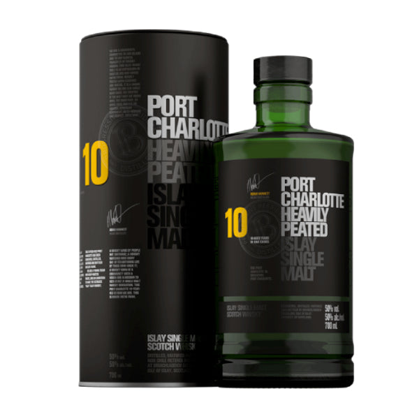 現貨｜Bruichladdich - 布萊迪 Port Charlotte 10 Year Old Single Malt Scotch Whisky (700ml)【約2-3個工作日寄出】