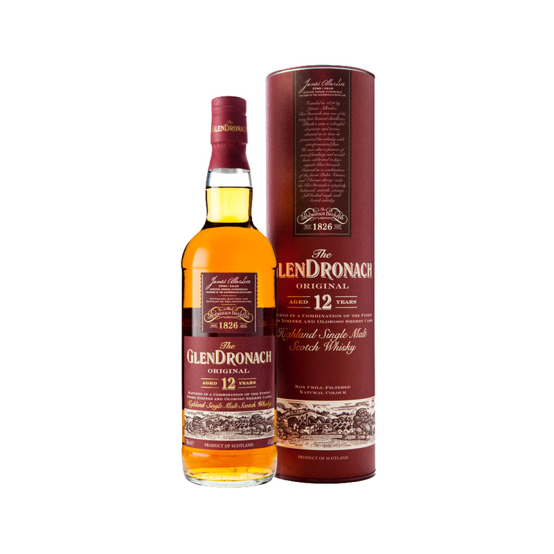 In stock|GlenDronach - Grana ORIGINAL Aged 12 Years Highland Single Malt Scotch Whisky (700ml) [Shipped within about 2-3 working days]